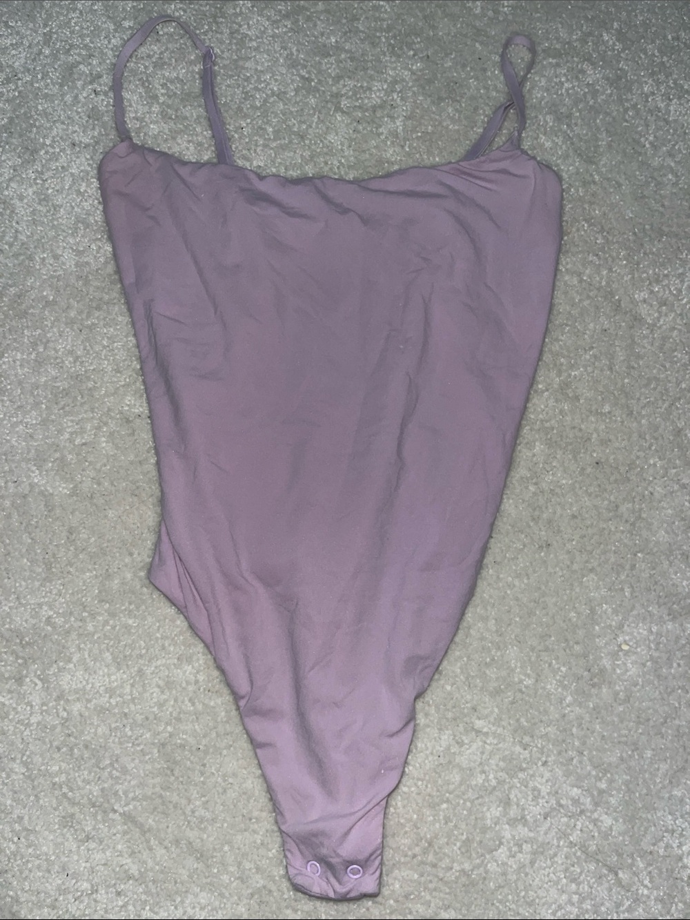 Skims light purple bodysuit